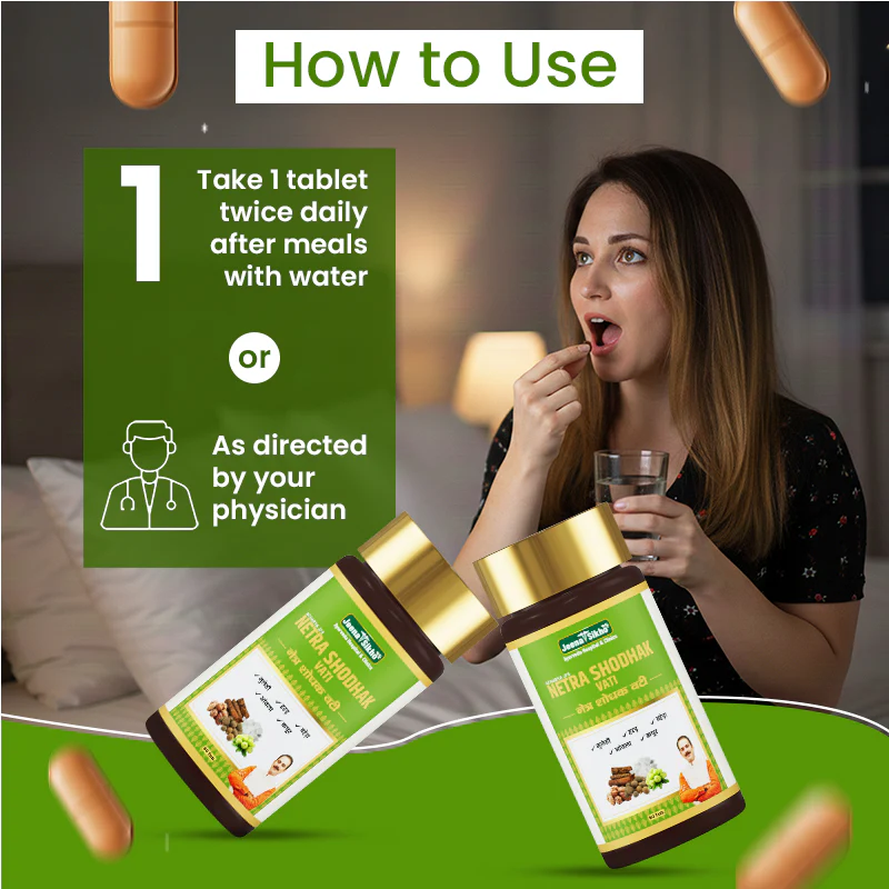 Netra Shodhak Vati | Ayurvedic Support Tablets for Eye Dryness & Strain - Image 4