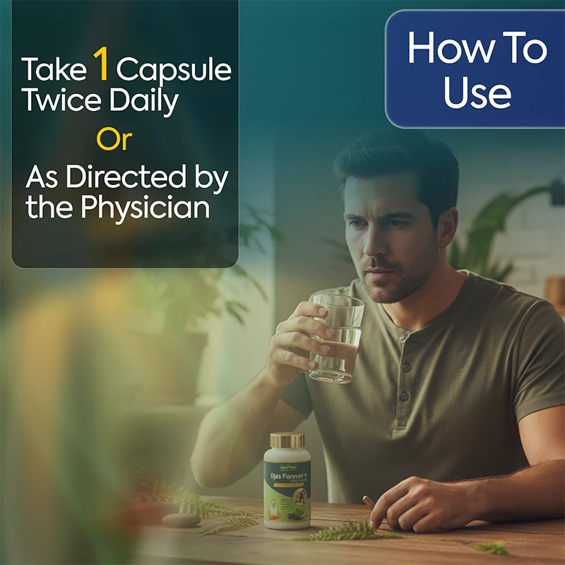 Ojas Forever+ Energy Capsule | Ayurvedic Capsules for Energy, Stamina & Strength - Image 4
