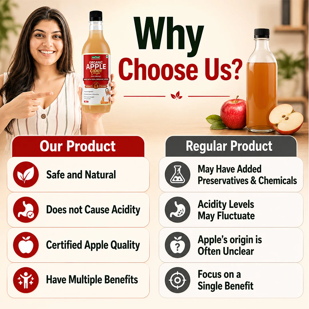 Organic Apple Cider Vinegar | Raw & Unfiltered ACV for Detox, Weight Management, Digestion & Immunity - Image 6