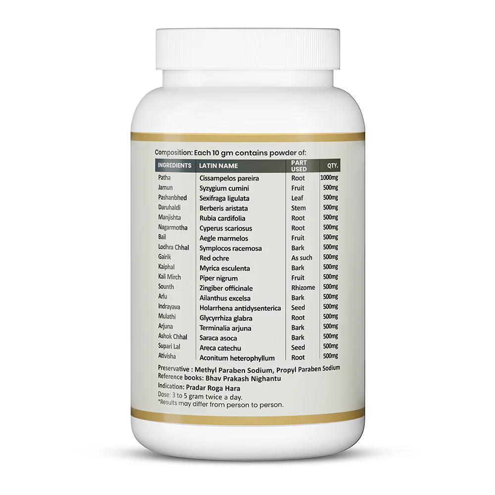 Pradar Hara Powder | Ayurvedic Women’s Health & White Discharge Support - Image 7