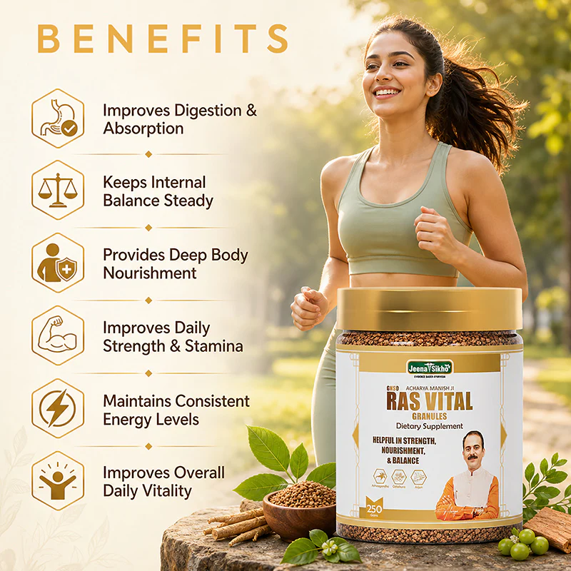 Ras Vital Granules  | Ayurvedic Energy, Strength & Vitality Support - Image 4