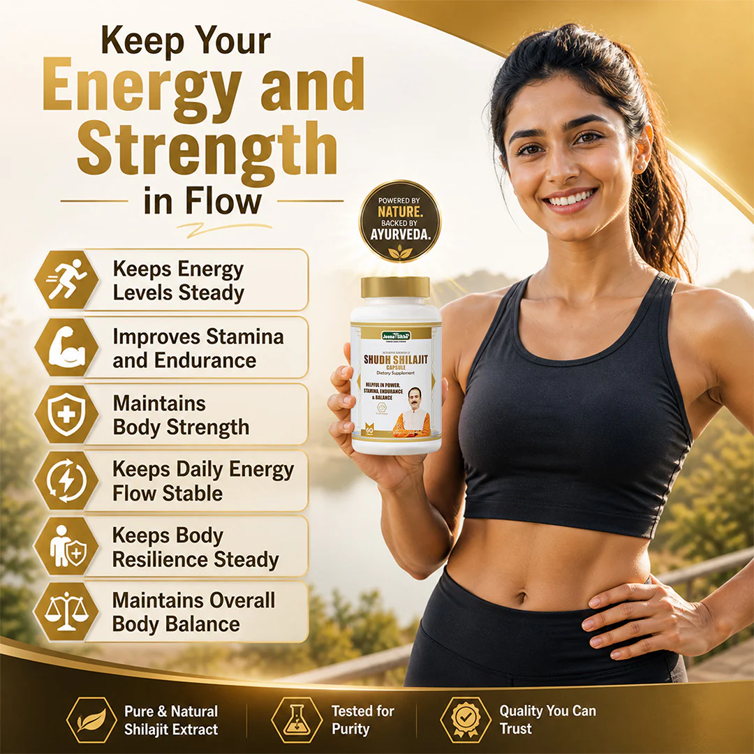 Shudh Shilajit Capsules | Ayurvedic Energy & Stamina Support Supplement for Men and Women | For Strength, Endurance & Daily Balance - Image 4