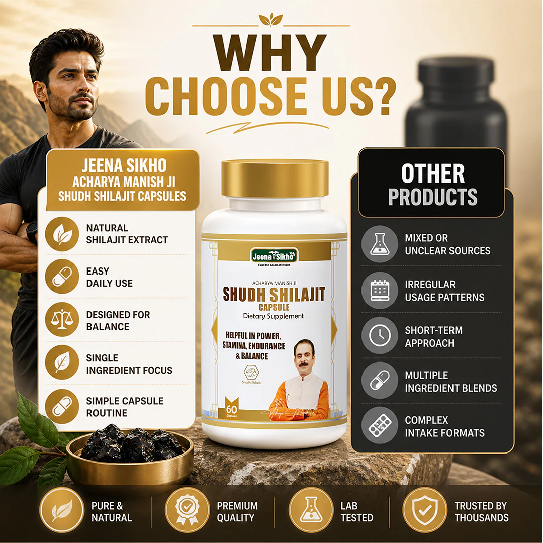 Shudh Shilajit Capsules | Ayurvedic Energy & Stamina Support Supplement for Men and Women | For Strength, Endurance & Daily Balance - Image 6