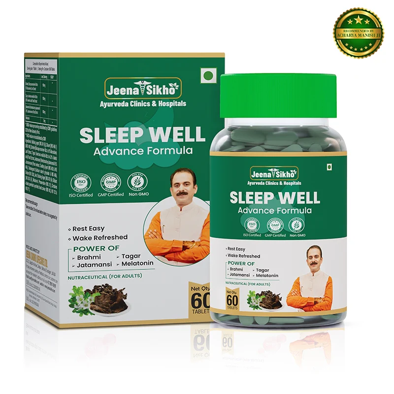 Sleep Well | Ayurvedic Herbal Tablets for Stress Support & Deep Sleep - Image 2