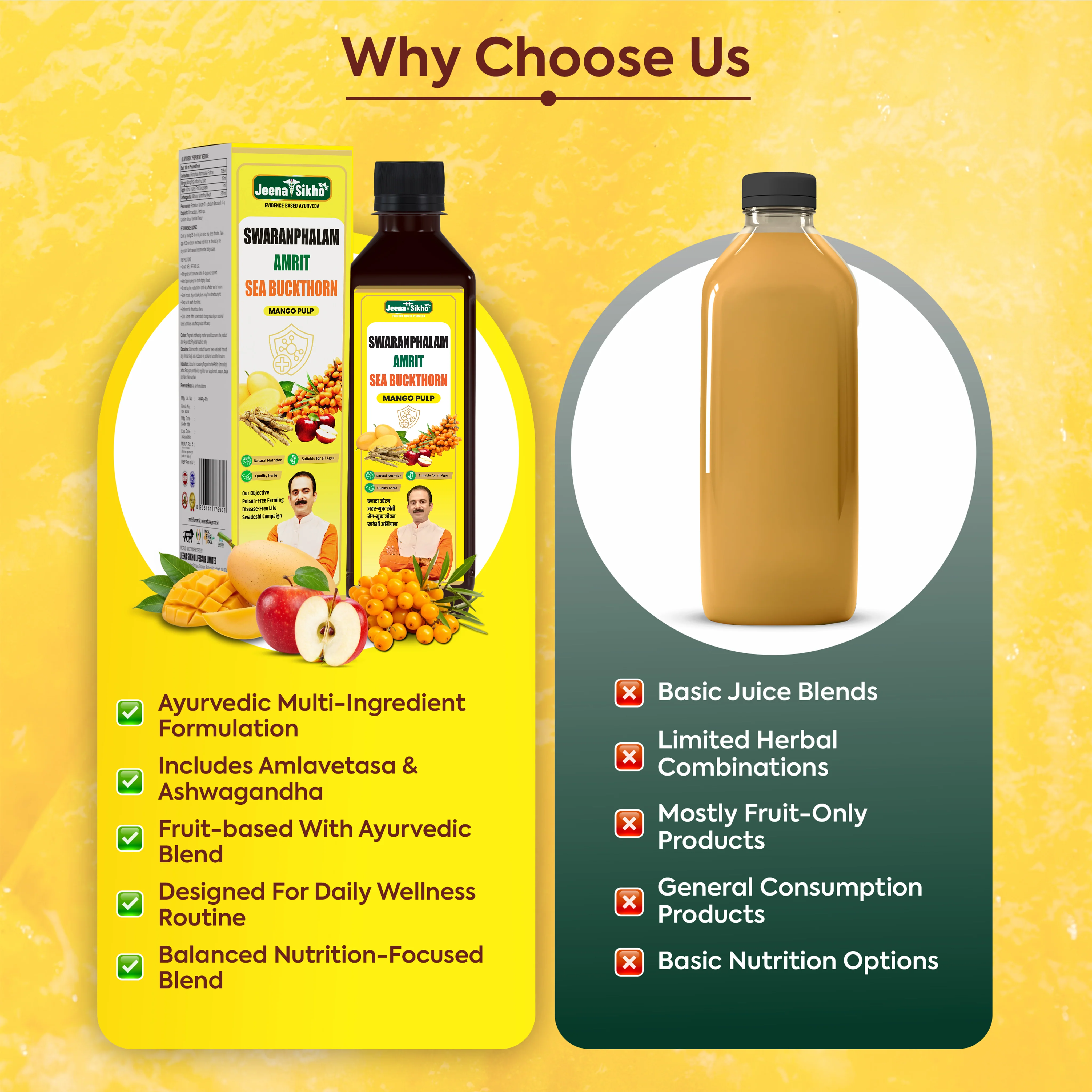 Sea Buckthorn Juice with Ashwagandha, Omega 3, 6, 7 & 9 | Swaranfalam Amrit | Immunity, Vitality & Daily Energy - Image 11