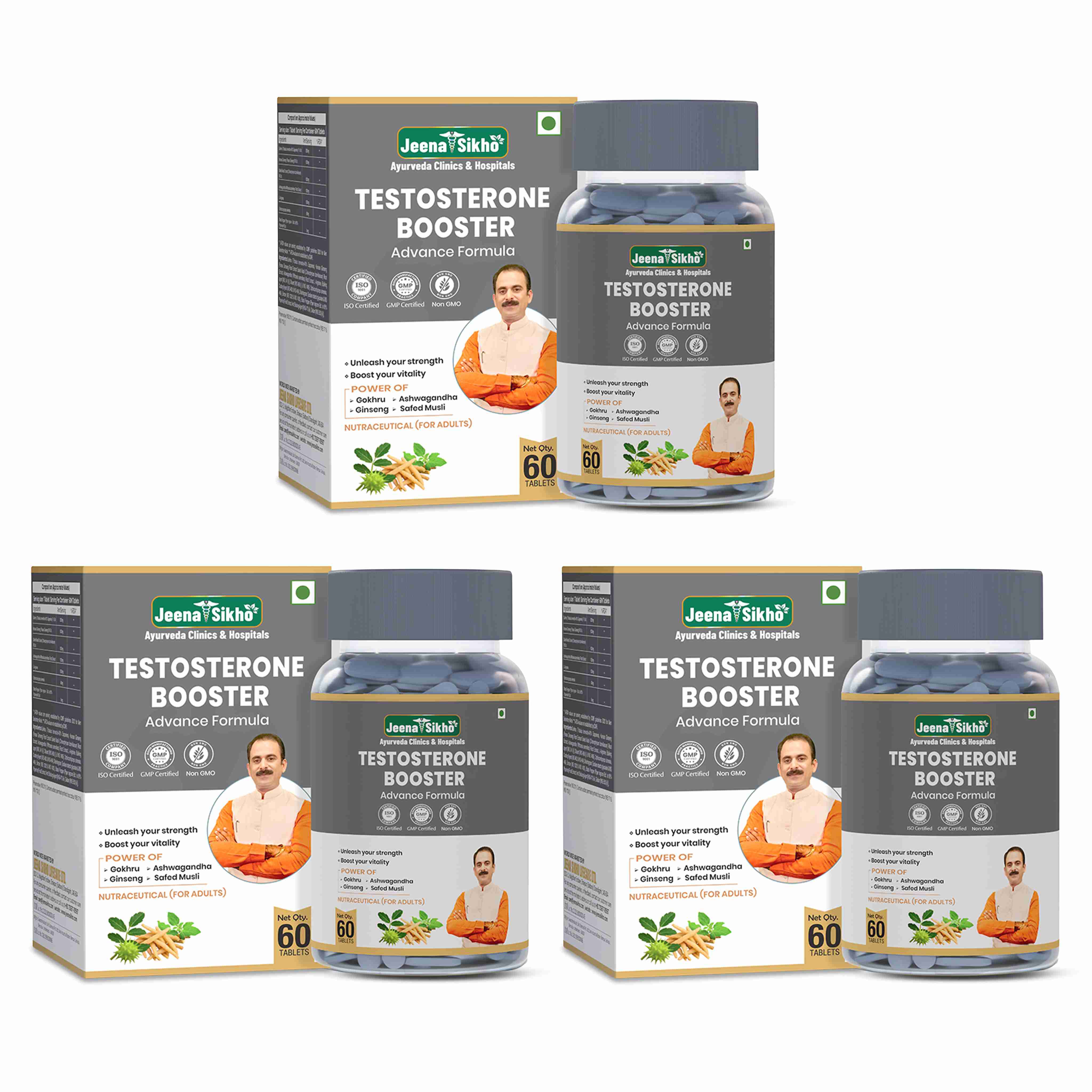 Natural Testo Booster for Men with Herbal Stamina & Vitality Support - Image 9