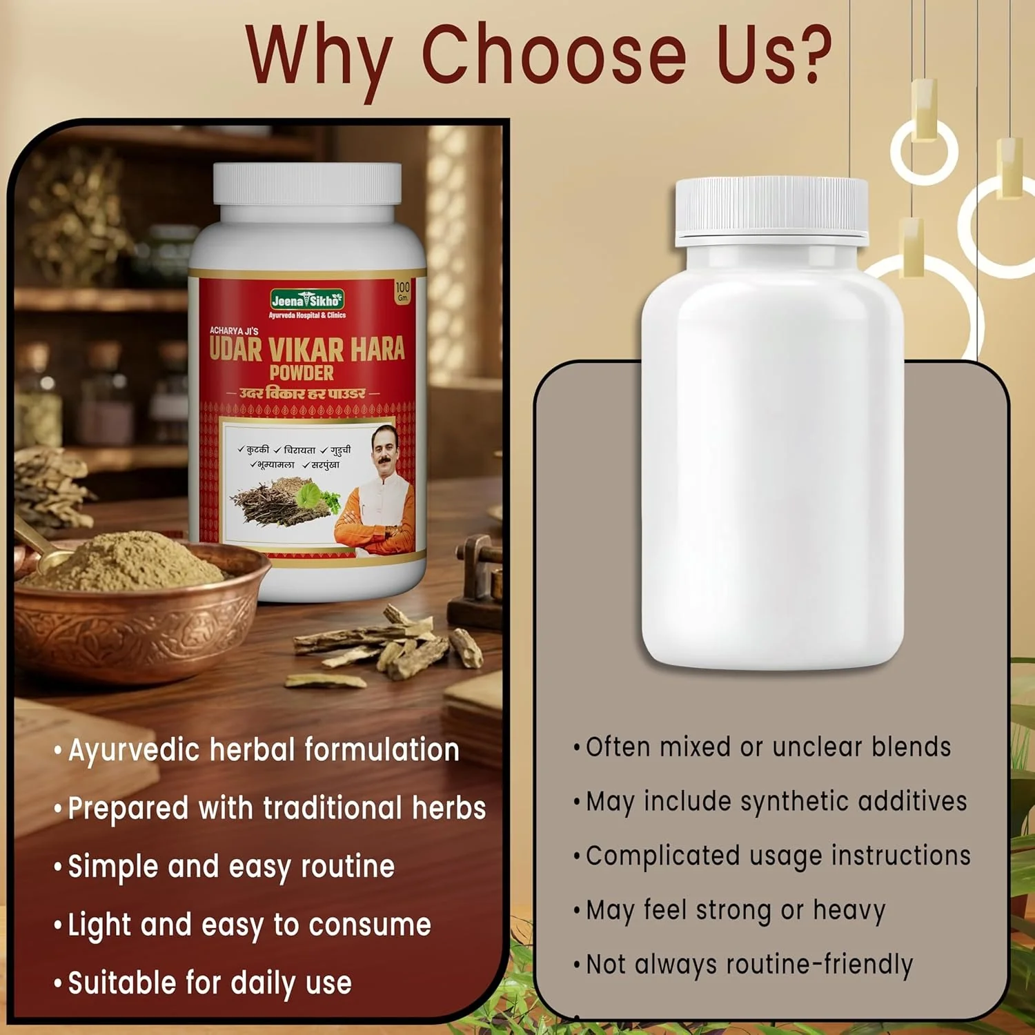 Udar Vikar Hara Powder | Ayurvedic Digestive & Gut Health Support | Gas & Acidity - Image 5
