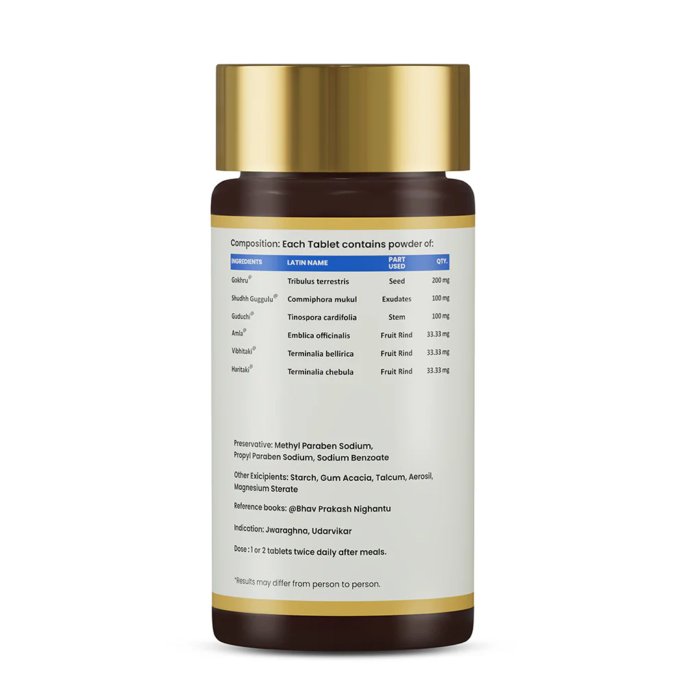 URI Plus Tablets | Ayurvedic Support for Abdominal Health, Fever Support & Digestive Comfort - Image 8