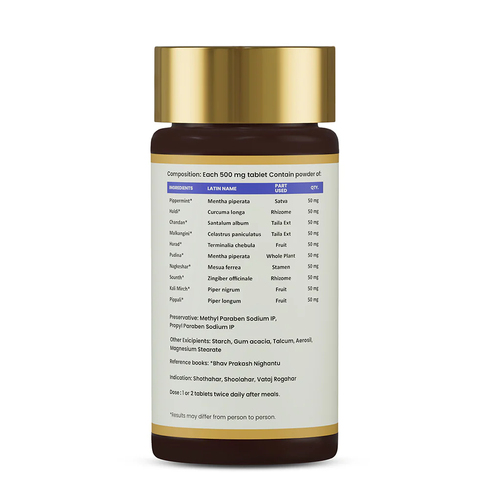Vata Hara Rasa Vati | Ayurvedic Tablets for Vata Balance, Joint Comfort & Digestive Support - Image 6