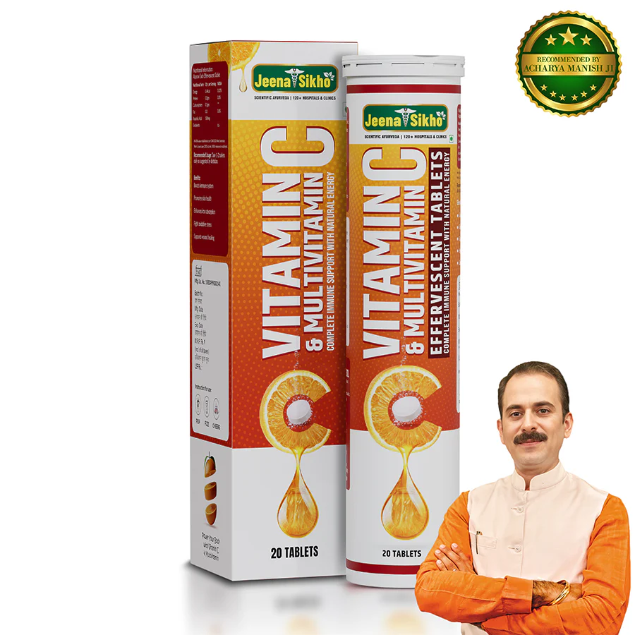 Vitamin C & Multivitamin Effervescent Tablets | Helps with Immunity, Skin Health & Daily Energy | Fizz Tablets for Easy Consumption - Image 3