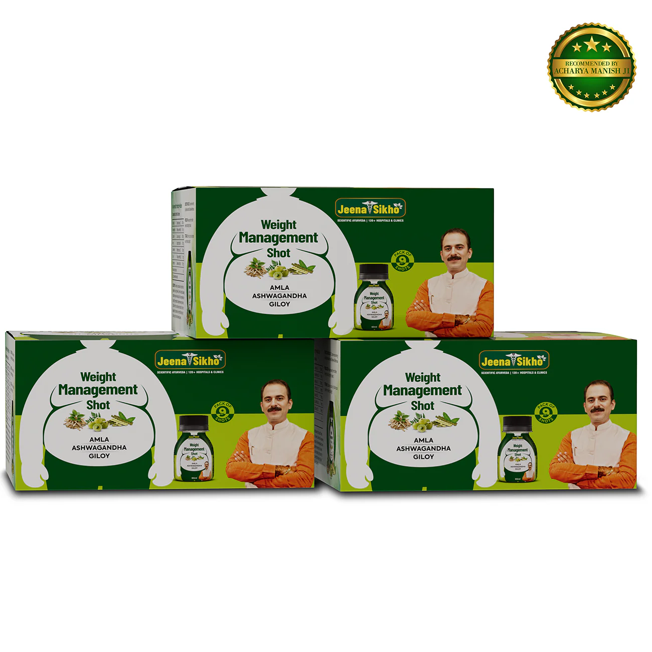 Weight Management Shot | Ayurvedic Herbal Shot for Natural Weight Loss, Metabolism & Digestion - Image 11