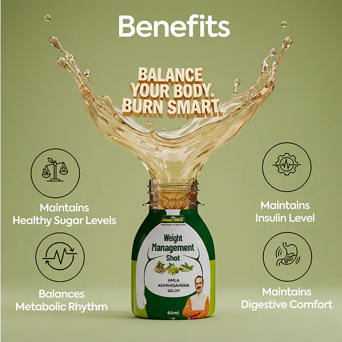 Weight Management Shot | Ayurvedic Herbal Shot for Natural Weight Loss, Metabolism & Digestion - Image 4
