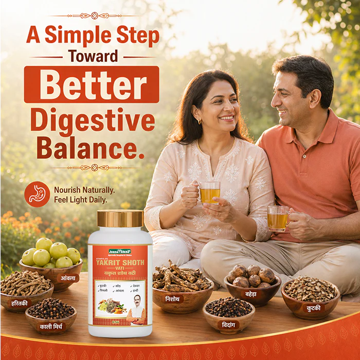 Yakrit Shoth Vati Tablets | Ayurvedic Support for Liver & Digestive Wellness